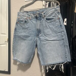 Light Blue Denim jorts